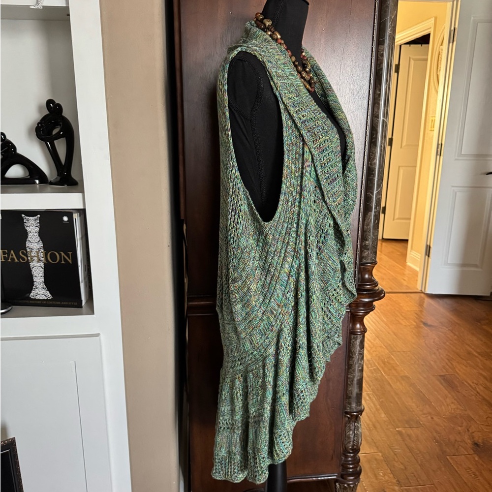Beverly Drive Multicolor‎ Knit Open Cardigan - Picture 2 of 7